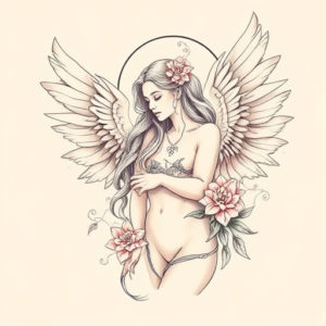 Pastel Valkyrie Tattoo