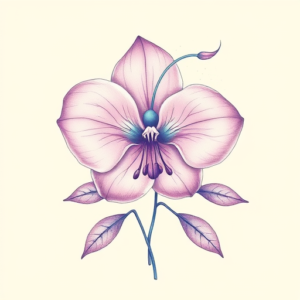 Pastel Violet Tattoo