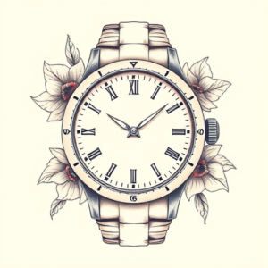 Pastel Watch Tattoo