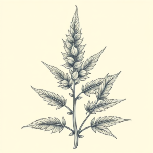 Pastel Weed Tattoo