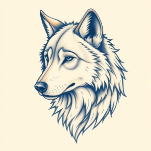 Pastel Werewolf Tattoo