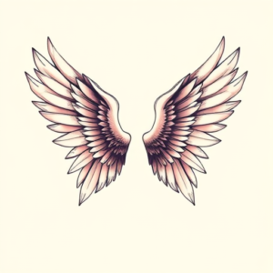 Pastel Wings Tattoo