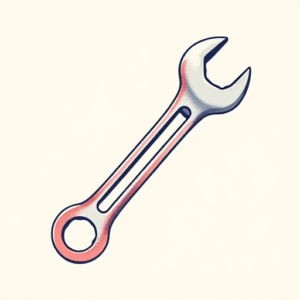 Pastel Wrench Tattoo