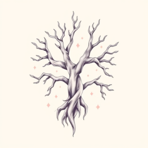 Pastel Yggdrasil Tattoo