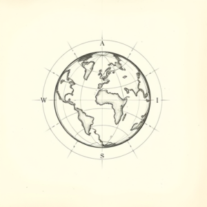 Pencil And Marker Outline Atlas Tattoo