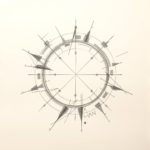 Pencil Blocking Sketch Coordinates Tattoo