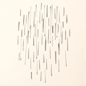 Pencil Blocking Sketch Rain Tattoo