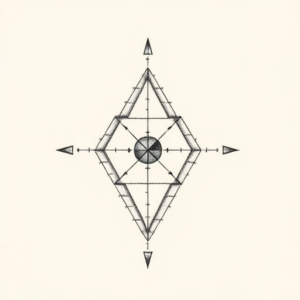 Pencil Dotwork Outline Coordinates Tattoo