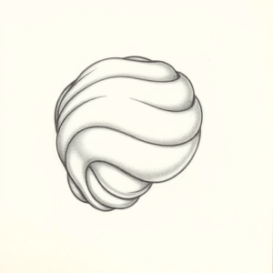 Pencil Dotwork Outline Shellback Tattoo