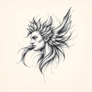 Pencil Sketch Apollo Tattoo