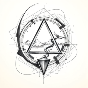 Pencil Sketch Atlas Tattoo