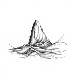 Pencil Sketch Beach Tattoo