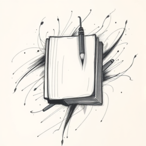 Pencil Sketch Book Tattoo