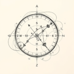 Pencil Sketch Coordinates Tattoo