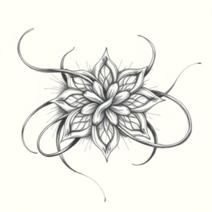 Pencil Sketch Crochet Tattoo