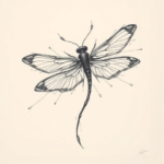 Pencil Sketch Firefly Tattoo