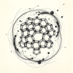 Pencil Sketch Honeycomb Tattoo