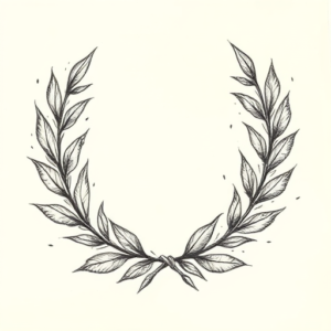 Pencil Sketch Laurel Tattoo
