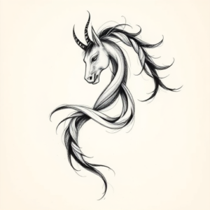 Pencil Sketch Libra Tattoo