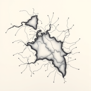 Pencil Sketch Map Tattoo