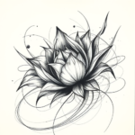 Pencil Sketch Nature Tattoo