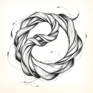 Pencil Sketch Ouroboros Tattoo