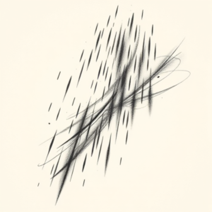 Pencil Sketch Rain Tattoo