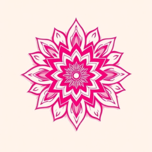 Pink Mandala Tattoo