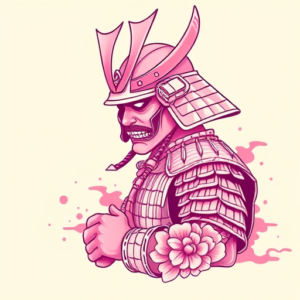 Pink Samurai Tattoo