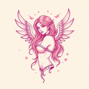 Pink Valkyrie Tattoo