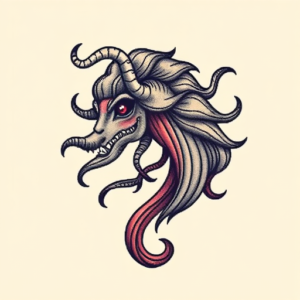 Pixel Art Aquarius Tattoo