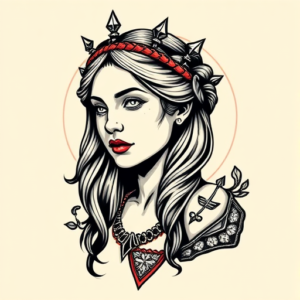 Pixel Art Artemis Tattoo