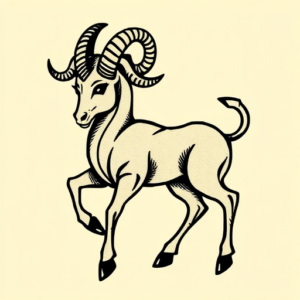 Pixel Art Capricorn Tattoo