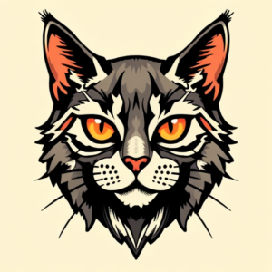 Pixel Art Cat Tattoo