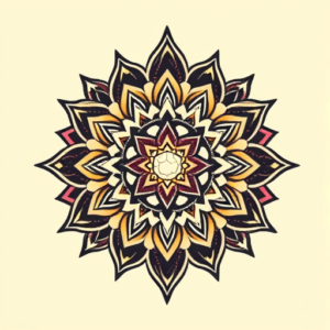 Pixel Art Chakra Tattoo