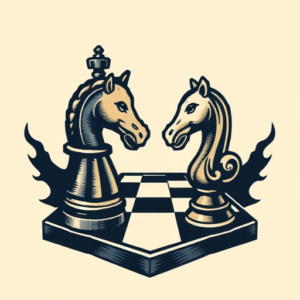 Pixel Art Chess Tattoo