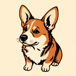 Pixel Art Corgi Tattoo