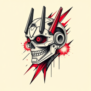 Pixel Art Evangelion Tattoo