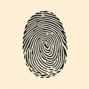 Pixel Art Fingerprint Tattoo