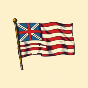 Pixel Art Flag Tattoo