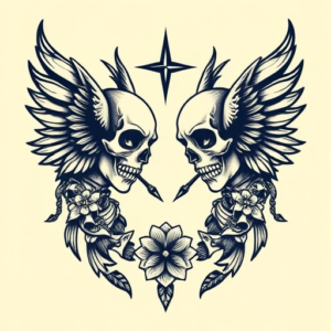 Pixel Art Hades Tattoo