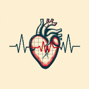 Pixel Art Heartbeat Tattoo