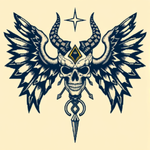 Pixel Art Hecate Tattoo