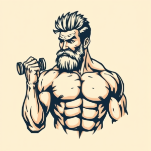 Pixel Art Hercules Tattoo