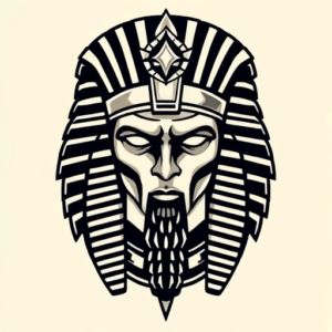 Pixel Art Horus Tattoo