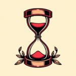 Pixel Art Hourglass Tattoo