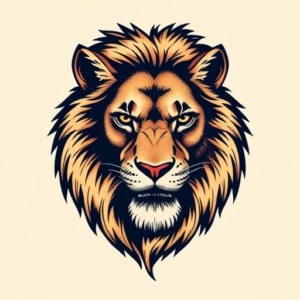 Pixel Art Lioness Tattoo