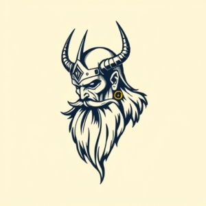 Pixel Art Odin Tattoo