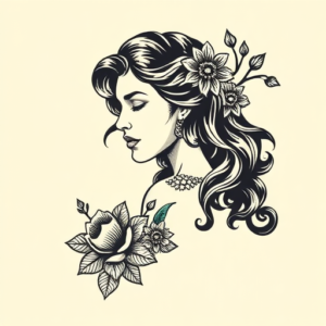 Pixel Art Persephone Tattoo