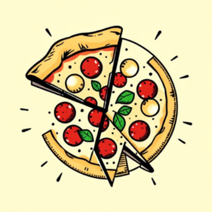 Pixel Art Pizza Tattoo